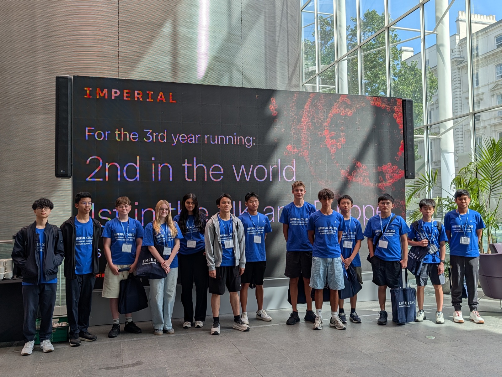 Imperial College London summer school cohort